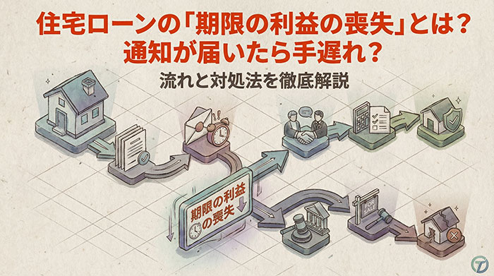 住宅ローンの「期限の利益の喪失」とは?通知が届いたら手遅れ?流れと対処法を徹底解説