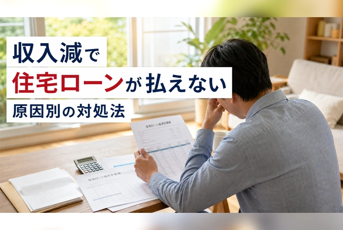 収入減で住宅ローンが払えない…原因別の対処法と任意売却まで徹底解説